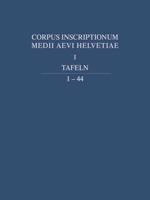 cover image of Die Inschriften des Kantons Wallis bis 1300
